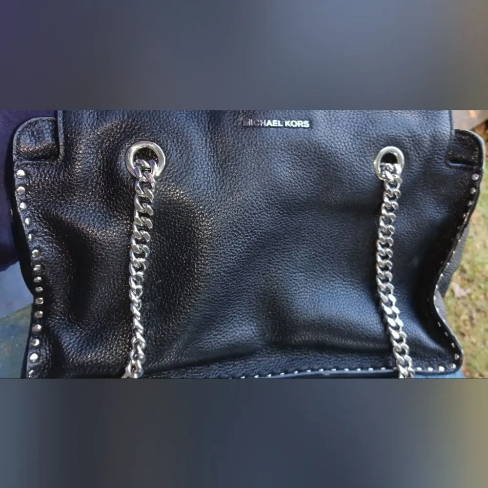 Michael Kors Aston Leather Satchel - Picture 6 of 10